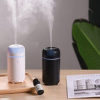 Car Diffuser Humidifier Aromatherapy Essential Oil Diffuser Car Air Freshener Diffuser USB Cool Mist Mini Portable Diffuser for Car Home Office Bedroom (White)