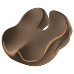ProtoArc Seat Cushion for Tailbone Pain Relief, Office Chair Cushion, Coccyx Cushion, Ergonomic Memory Foam Seat Cushion for Home, Car, Pressure Relief Pad for Hip, Coccyx, All Day Comfort - Coffee