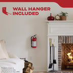 Kidde Fire Extinguisher for Home, Garage & Workshop Use, 3-A:40-B:C, 8.85 Lbs., Hose & Wall Mount (Included)