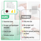 Drywall Repair Kit, 16 pcs, Aluminum Wall Repair Patch Kit