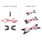 Hallmark Holiday Plaid Wrapping Paper with Cutlines and Optional DIY Bow Templates on Reverse (3 Rolls: 120 Sq. Ft. Ttl) Red Toile, Black and White Buffalo Check, Christmas Plaid
