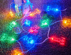 20 LED Children's Room LED String Light Astronaut Spaceship Rocket Pendants Holiday Party Lights Wall Window Nursery or Kids room Decor Wedding Around the Garden Party Patio Christmas (multicolour)