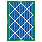 Filterbuy 20x25x4 Air Filter MERV 13 Optimal Smoke & Allergy Defense (2-Pack), Electrostatic Pleated HVAC AC Furnace Filters Replacement, Made in USA (Actual Size: 19.50 x 24.50 x 3.63)