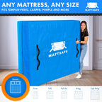 Nordic Elk Mattress Bags for Moving and Storage (Queen Size) - Mattress Cover for Moving - Heavy Duty, 8 Handles and Strong Zipper Closure - Mattress Storage Bag, Moving Supplies & Moving Bag