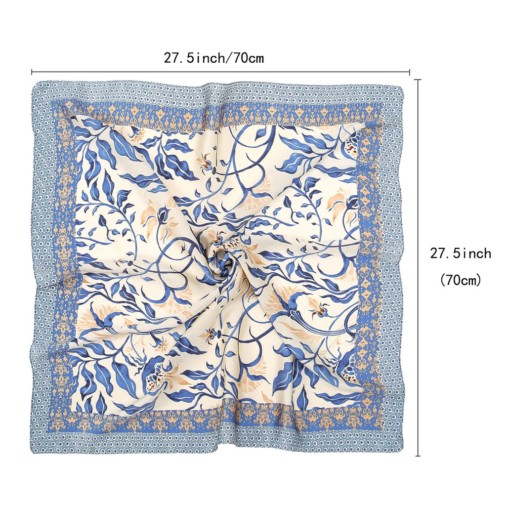 Womens Head Hair Scarf Like Satin Silk Scarf Sleeping Hair Wrapping Night 27.5"