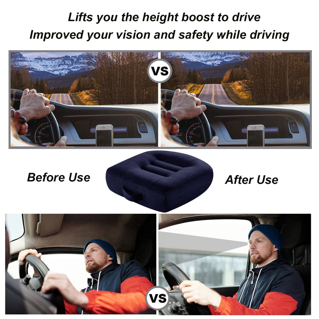 WSGJHB Seat Cushions for Office Chairs, Desk Chair Cushion for Long Sitting, Office Chair Pad Sitting Seat Pillow for Office Chair, Trucks,Car, Home,Wheelchair, Angle Lift Seat Cushion