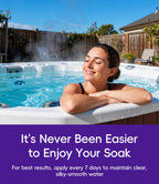 SummerBuddy 5-in-1 Weekly Hot Tub Cleaner, Clarifier, Conditioner – Spa Weekly Care Controls Oils & Residue, Helps Keep Water Balanced All Week – Ideal for All Spa Types (4-Week Kit)