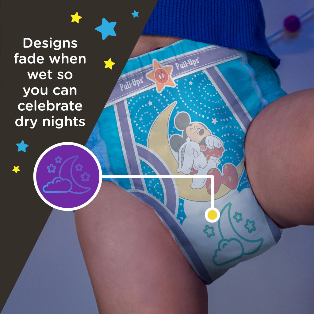 Pull-Ups Boys' Night-Time Potty Training Pants, Size 4T-5T Overnight Training Underwear (38-50 lbs), 52 Ct