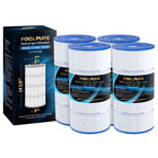 POOLPURE PLFPCC60 Pool Filter Replaces Pentair CCP240, PCC60, Ultral-A4, Unicel C-7469, R173572, 178569, Filbur FC-1975, Clean and Clear Plus 240, L x OD:14 1/8"x7", 4 X 60 sq. ft. Filter Cartridge
