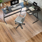 Clear Chair Mat, TYDLE 50" x 65" Large Office Chair Mat for Hard Floor, Vinyl Chair Mat for Gaming Chairs, Slip Resistant Floor Protector Rolling Computer Desk Mat for Hardwood Floor, Clear