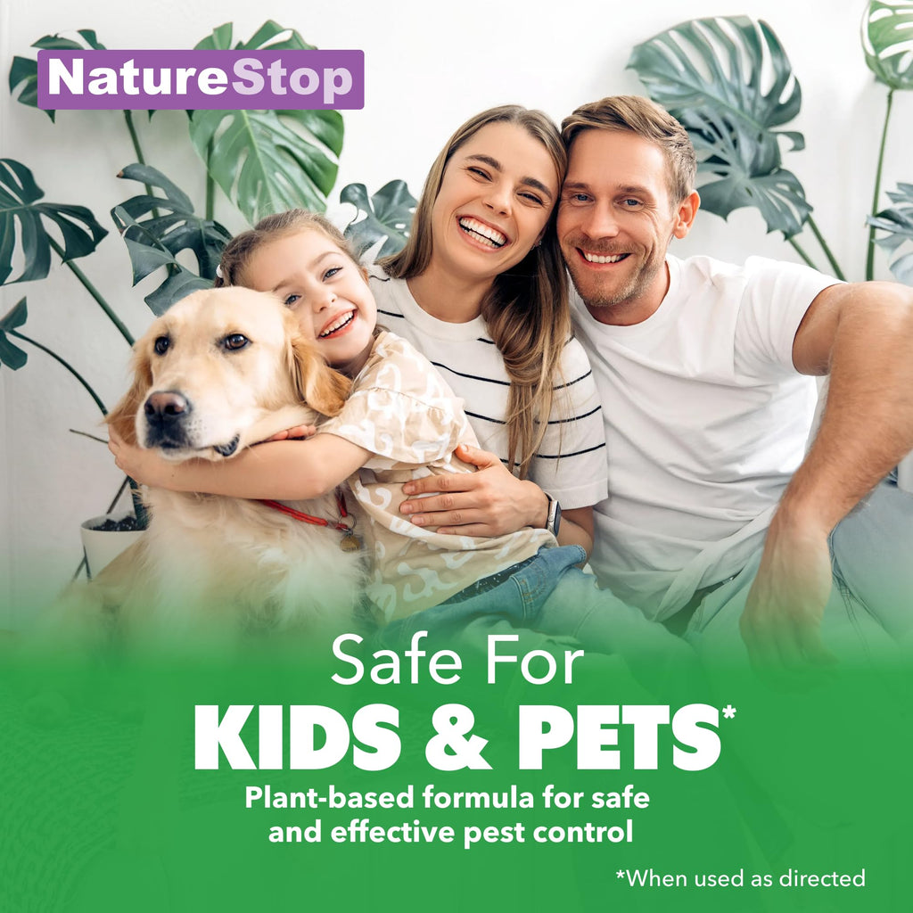 NatureStop Bird Repellent Spray – Helps Deter Birds from Outdoor Surfaces & Garden Areas, 16 oz (475mL)