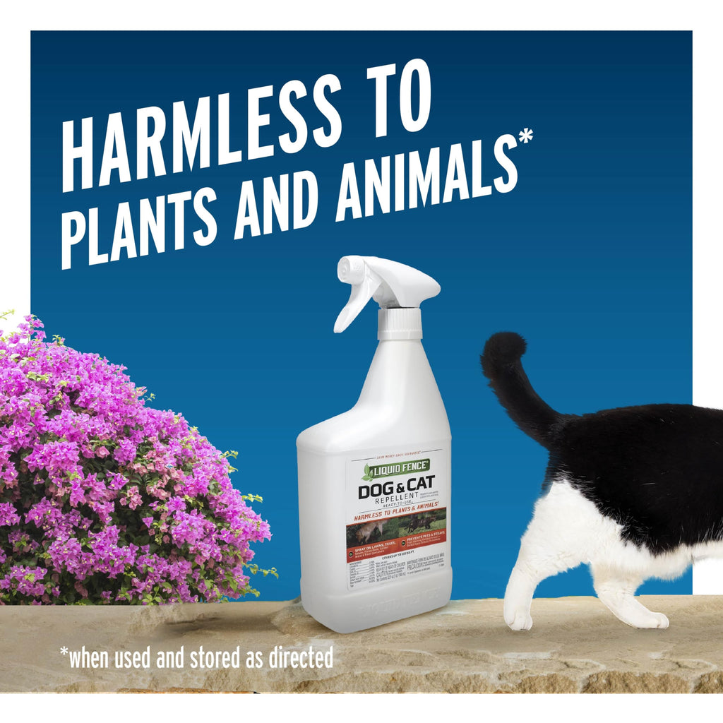 Liquid Fence Dog & Cat Repellent Ready-to-Use, 32-Ounce