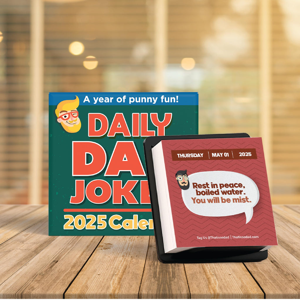 That's So Dad - Dad Joke Calendar 2025, Page A Day Tear Off Calendar Gift For The Dad Joke Lover, Great Christmas Gift, Funny Daily Dad Jokes Desk Calendar (2025 Calendar)