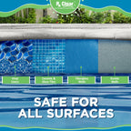 Rx Clear 3" Inch Chlorine Tabs | 5 Pounds | Individual Stabilized Chlorinating Tablets for Sanitizing Swimming Pools | Long Lasting, Slow Dissolving, and UV Protected