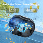 (2026 Upgrade) TALOSBO S1 PRO Robotic Pool Vacuum – Dual-Motor Above-Ground Pool Cleaner, 120 Mins Runtime, Quick Charging, 2.2L Large Filter Basket & Auto-Parking for Easy Retrieval