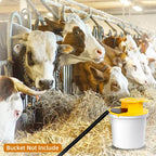 Mouse Trap Bucket - Mouse Traps Indoor for Home - Multi-Catch, Auto-Reset, Humane or Lethal Rat Trap - ABS Material - 5 Gallon Bucket Compatible-4pack