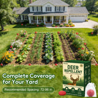 Powerful Deer Repellent Balls, Pest Repellent 24-Pack Deer Repellent for Garden & Outdoor Use, Natural Peppermint Oil Deer Deterrent to Keep Deer Away from Garden, Yard