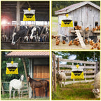 Fly Traps Outdoor Hanging, 12 Natural Pre-Baited Fly Hunter Stable Horse Ranch Fly Trap, Mosquito Fly Bags Outdoor Disposable Catchers Killer Repellent for Barn Farm Patio & Camping