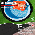 VICAMB 15ft Heavy Duty Round Pool Liner Pad for Above Ground Pool,Pool Ground Mat Under Pool Pad,Pool Bottom Liner Protector to Prevent Puncture and Extend Liner Life