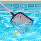 POOLAZA Ultra Fine Mesh Pool Skimmer Net with Aluminum Frame, Aluminum Pool Net for Cleaning Efficiently, Durable Pool Skimmer Net Fine Mesh Ideal for Fine Debris Removal, Fine Mesh Pool Net Skimmer