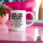 I Came I Saw I Forgot What I Was Doing Old People Elderly Gifts for Women Mom Men Grandpa Grandma 70th 80th 90th Birthday Senior Citizen Gifts for People with Dementia Ceramic Mug White 11 oz