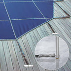 31-1/2 inch Pool Cover Tool, Extra Long Pool Cover Installation Tool, Swimming Pool Safety Cover Installation and Removal Rod Tool, Suitable for All Standard Pool Cover Anchors