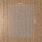 WASJOYE Office Chair Mat for Hard Floor, 30 x 48in Transparent Chair Mat