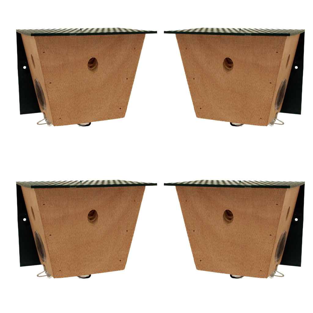 Best Bee Brothers Carpenter Bee Traps for Outside - Carpenter Bee Trap, Turbo Trap Wood Bee Traps - Professional-Grade Carpenter Bee Traps for Outdoors Hanging - Bee Catchers for Outside (4 Pack)
