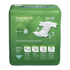 FitRight Ultra Adult Diapers, Disposable Incontinence Briefs with Tabs, Heavy Absorbency, XX-Large, 60"-69", 4 packs of 20 (80 total)