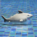 XY-WQ Chlorine Floater, Floating Pool Chlorine Dispenser (Shark), Fits 1 and 3 Inch Tablets for Large and Small Pools, Hot Tub, Spa