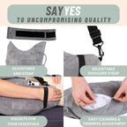 MOYOAMA Post Shoulder Surgery Pillow with Pocket- Rotator Cuff Pillows for Sleeping, After Shoulder Surgery Must Haves, Rotator Cuff Sleeping Pillow, Rotator Cuff Surgery Recovery Accessories