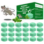 Mouse Rodent Repellent, 24 Pack Peppermint Oil to Repel Mice and Rats– Works for Mice Repellent, Squirrels, Indoor/Outdoor Use, Safe for Homes & Pets