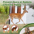 CKUKARM 24 Pack Deer Repellent Rabbit Repellent Outdoor Deer Deterrent for Plants Flower Vegetable Tree Deer Rabbit Repeller