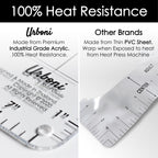 (Upgraded - XL Size) Tshirt Ruler Guide Vinyl Alignment - Shirt Measurement Tool Placement Center Design, DTF Template, Left Chest Logo, Accessories for Cricut, Heat Press Sublimation Iron on HTV
