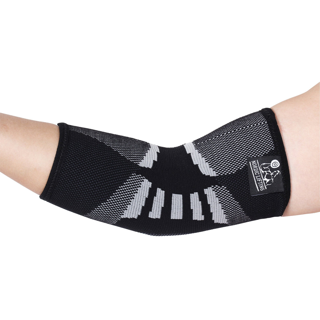 Nordic Lifting Elbow Compression Sleeves (1 Pair) - Support for Tendonitis Prevention & Recovery (X-Large)