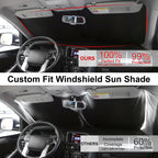 Windshield Sun Shade Compatible with 2017 2018 2019 2020 2021 2022 Honda CRV CR-V Accessories Window Sunshade Sun Visor Protector Keep Car Cooler