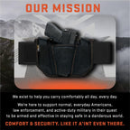 VNSH Gun Holster – Comfortable Gun Holster for Women – Belly Band Holster – IWB Holster with Built-in Double Mag Pouch — Gun Accessories for Women — Gun Belly Holster