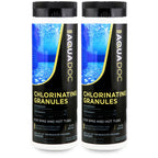 Spa Chlorine for Hot Tub Sanitizer 2lb (2 Pack) - Quick Dissolving Hot Tub Chlorine Granules, Spa Chemicals Made in the USA - AquaDoc