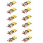 Victor M035-12 Plastic Pedal Easy Set Sustainably Sourced FSC Wood Snap Mouse Trap - 12 Traps