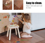 Vicwe Chair Mat for Hardwood Floor, 4.75'×7' Large Office Chair Mats, Clear Floor Protector Mat, Easy Rolling Chair Mats for Dining Room, Easy to Clean (57" X 84" Rectangle)