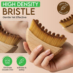 Premium Lymphatic Contour Face Brush for Sculpting - Lymphatic Drainage Massager - Wooden Tool for Face - Anti-Puffiness - Detox & Lift - Ergonomically Designed to Fit The Skin Precisely