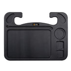EcoNour 4 in 1 Car Steering Wheel Tray - 2026 Upgraded Tray with Dual Sauce Dip Holder and Tablet Holder | Spacious Steering Wheel Desk for Food and Laptop | Car Accessories (Large)