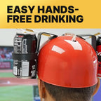 Fairly Odd Novelties 'Make America Great Again' Beer & Soda Guzzler Helmet - Red, Trump-Inspired Drinking Hat for Parties & Events!