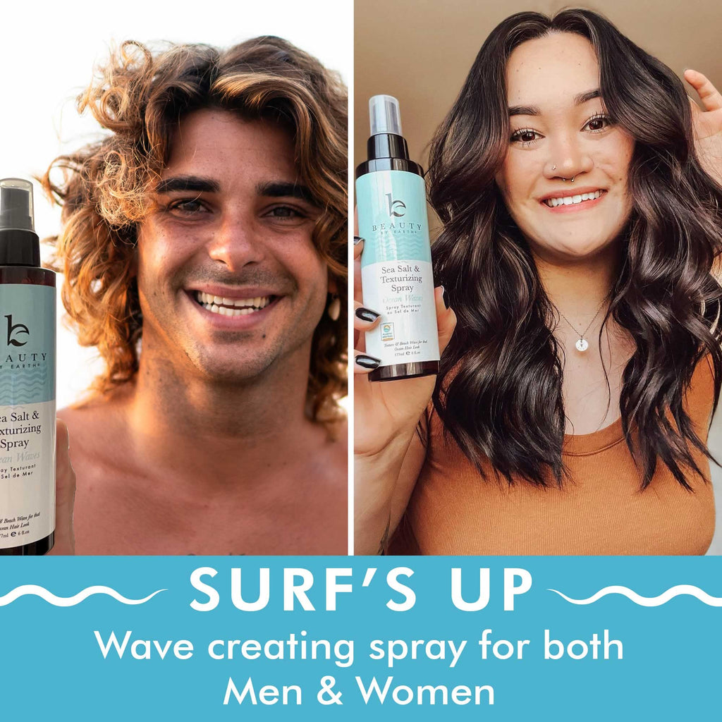 Sea Salt Spray for Hair - For Men & Women for Texturizing and Providing Body with a Lightweight Hold, Made in the USA with Clean Ingredients that Benefit Hair (2 Pack)