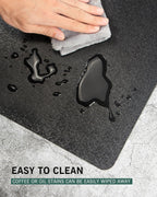 Office Chair Mat for Hard Floors, 48"x60" Anti-Slip Waterproof Floor Protector Desk Chair Mat for Rolling Chairs, Heavy Duty Non-Toxic Computer Area Mat, Easy Glide Floor Mat for Work, Gaming