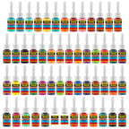 SOLONG TATTOO Ink Set 54 Complete Colors Pigment Kit 1/6oz (5ml) Tattoo Supply for Tattoo Kit