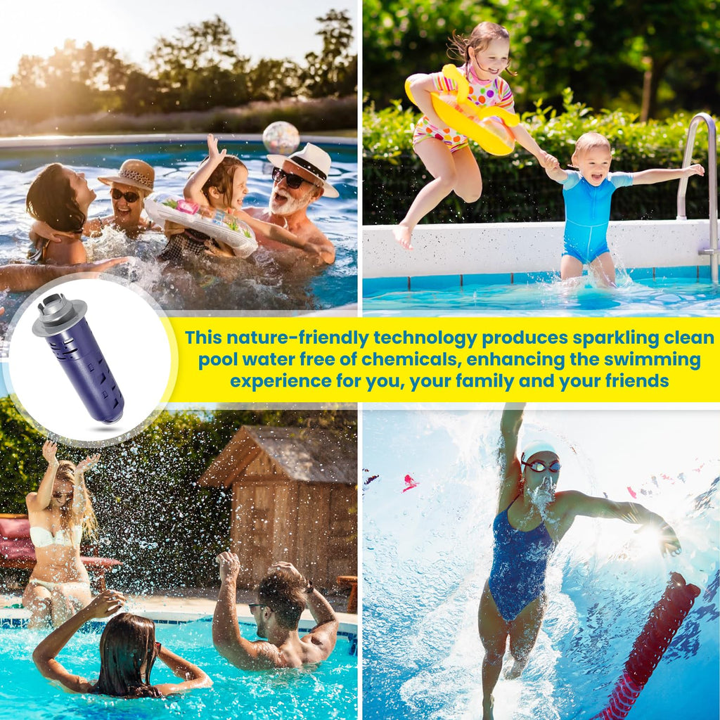 Replacement for Nature2 Duoclear 25 35 Mineral Cartridge W28000 W28001 for All Zodiac Duoclear & Nature2 Fusion, Fusion Soft, Vision Pro System Aboveground Ingroud Swimming Pool Up to 35,000 Gallons