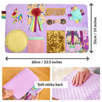 Fidget Blanket for Dementia | Calming & Comforting Dementia Activities for Seniors | Dementia Products for Elderly | Sensory Blanket | Helps with Alzheimer’s, Dementia, Asperger’s, Autism, Anxiety