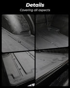 3W Bed Mat for Ford F-150 (5.5FT) 2015-2025 2026 Truck Bed (Include F150 Lightning 2024 2023 2022) All Weather Protector TPE Car Bed Liner Accessories Black