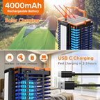 Solar & Electric Mosquito Zappers with Reading Lamps, 4200V Insect Killers for Indoor Outdoor Home Backyard Patio Camping